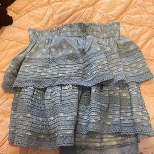 Aerie ruffle skirt
